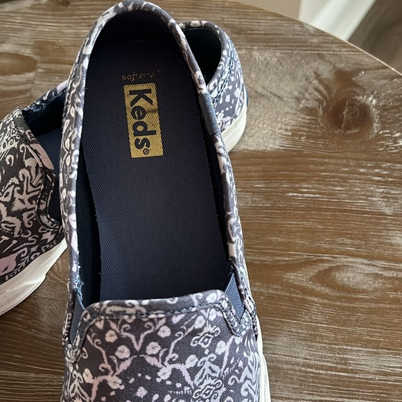 Keds Double Decker Blue Mosaic Slip On Sneaker - Picture 5 of 11